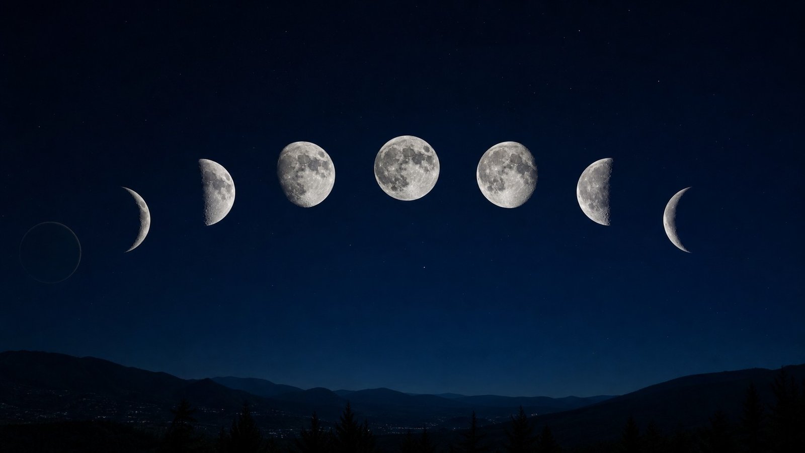 Le fasi della Luna spiegate senza formule