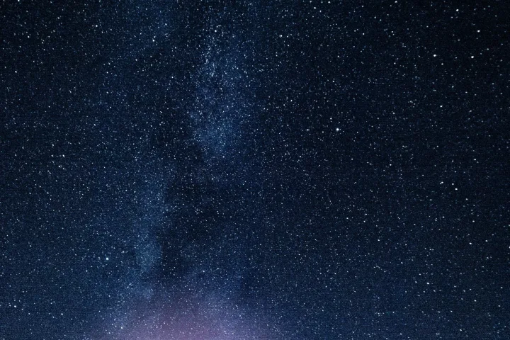 Il cielo stellato di una notte d'estate