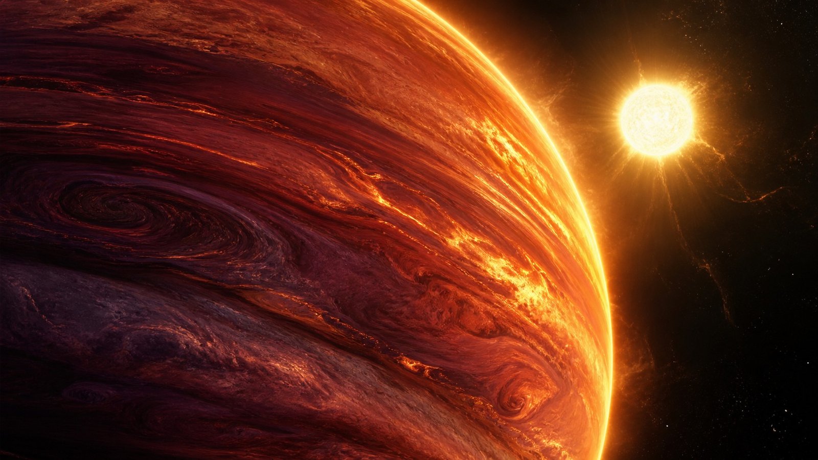 Gli Hot Jupiters: i giganti gassosi che sfiorano la loro stella