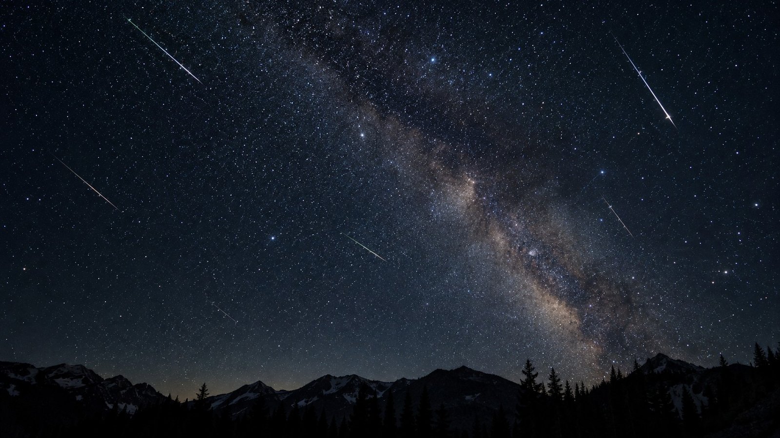 Perché le stelle cadenti di uno sciame sembrano venire tutte da un unico punto
